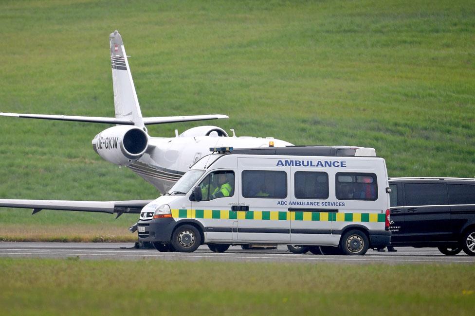 Plane carrying Stephanie Inglis