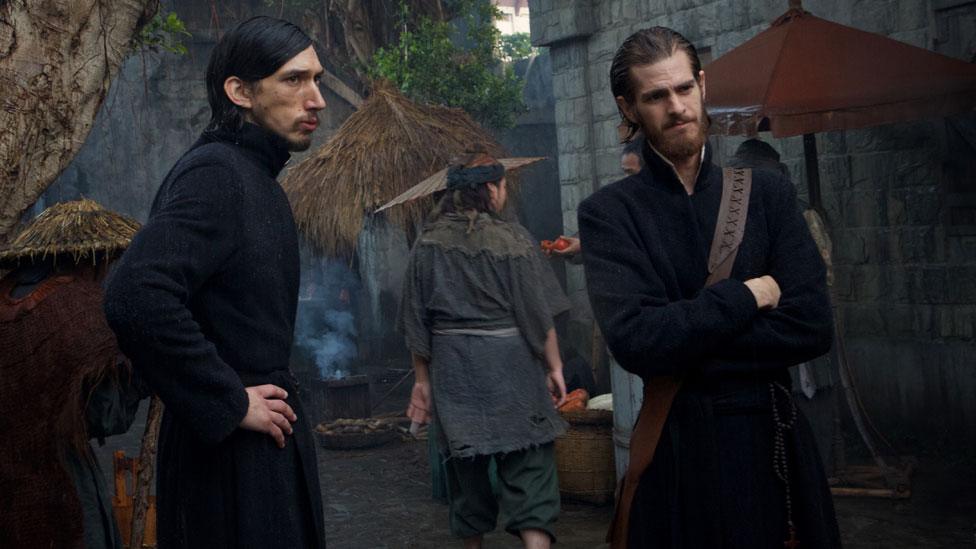 Adam Driver and Andrew Garfield in Silence