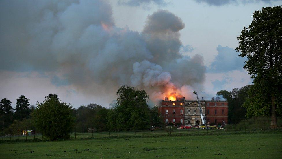 Clandon Park fire