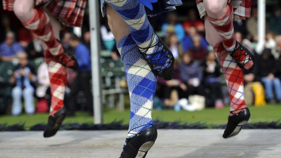 Highalnd dancers at Braemar Gathering