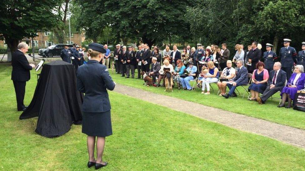 Service held at RAF Waddington