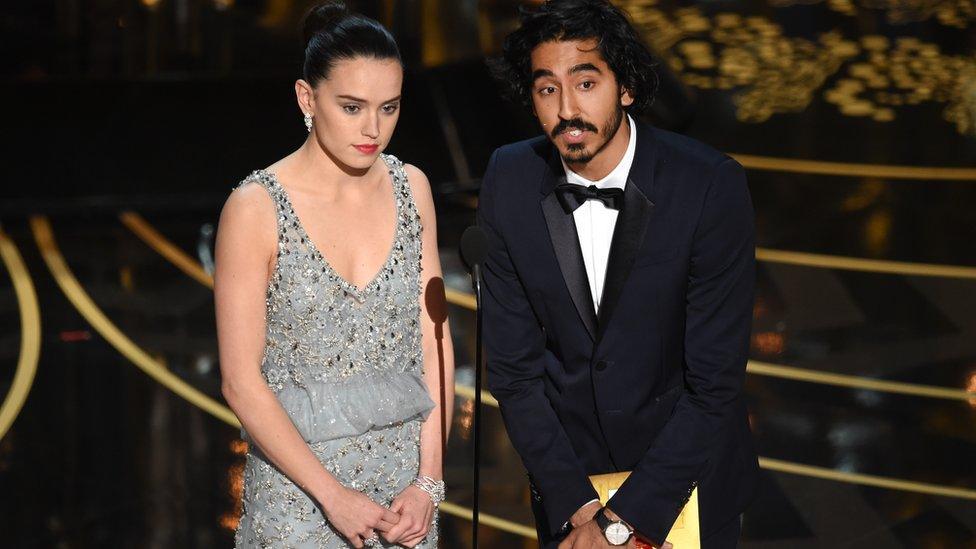 Dev Patel at the Academy awards 2016