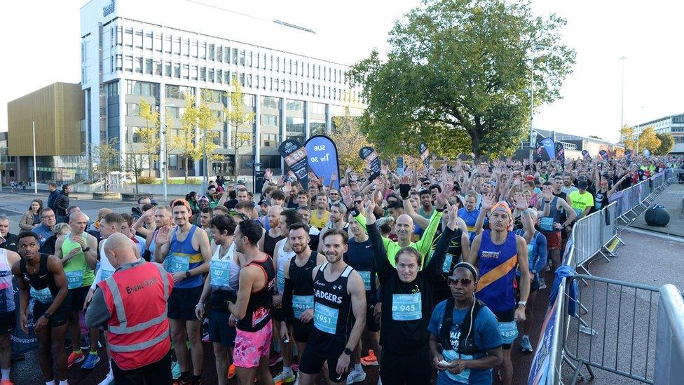 Runners in Coventry Half