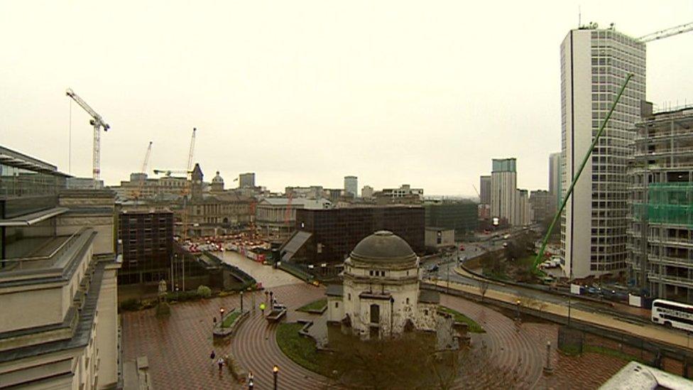 Cranes in Birmingham