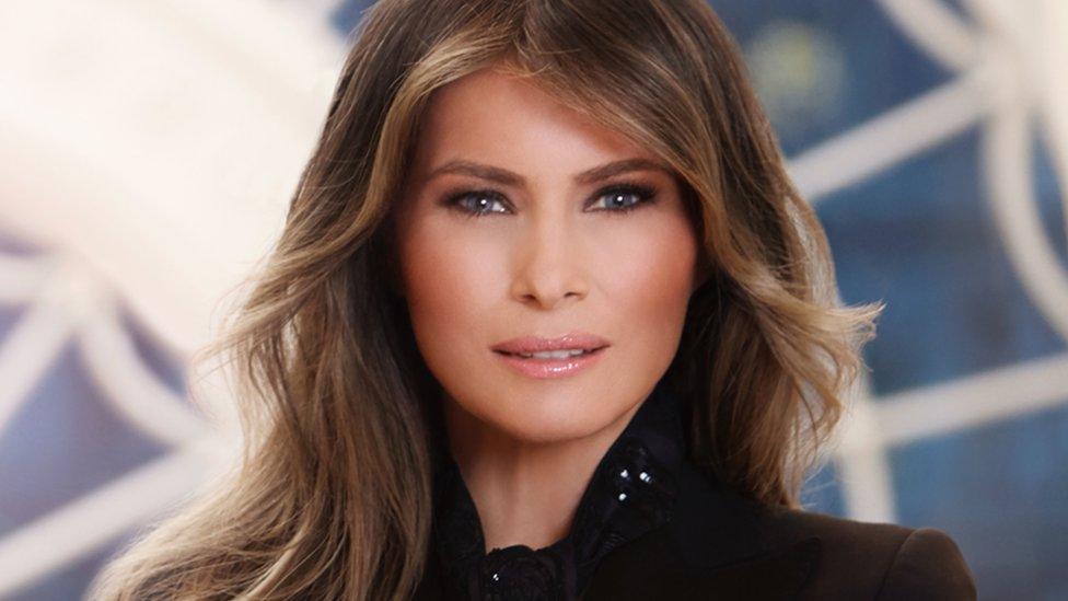 Image Melania Trump image beautiful image beautiful image beautiful image beautiful image beautiful - What Melania Trump's official portrait says about the new First ...