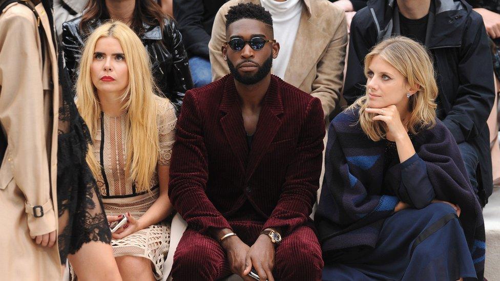 Tinie Tempah (centre)