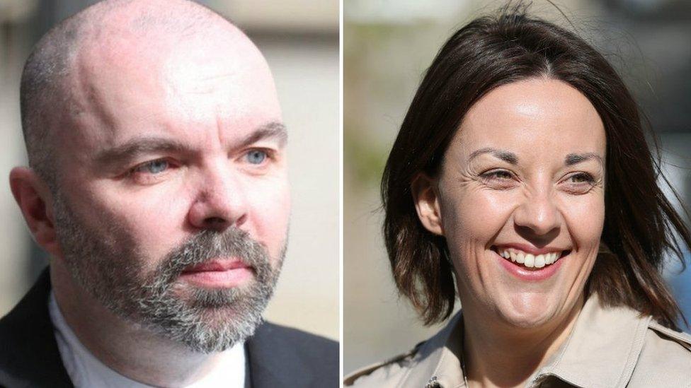 Stuart Campbell and Kezia Dugdale