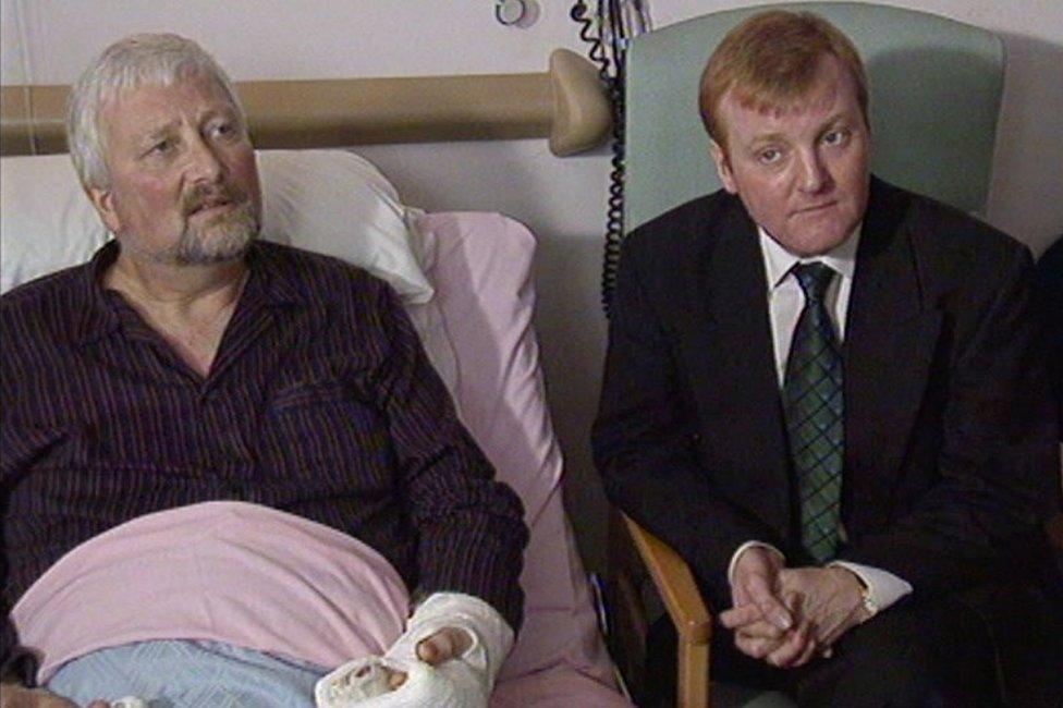 Nigel Jones with former Lib Dem leader Charles Kennedy