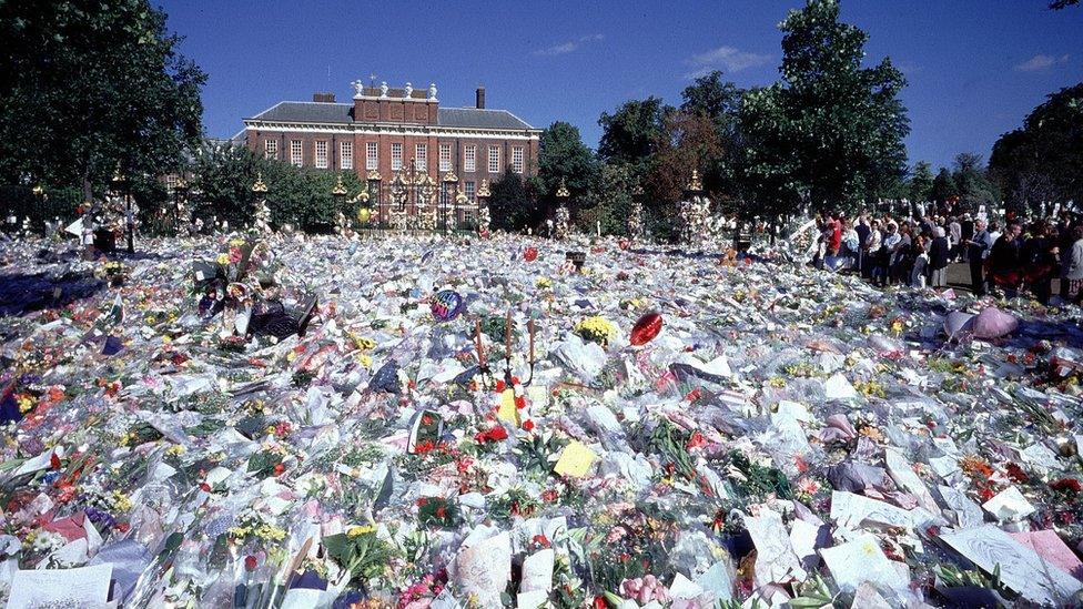 Kensington Palace after Princess Diana's death