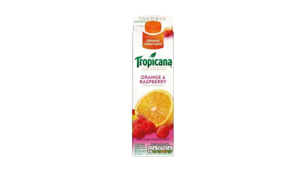 A carton of Tropicana