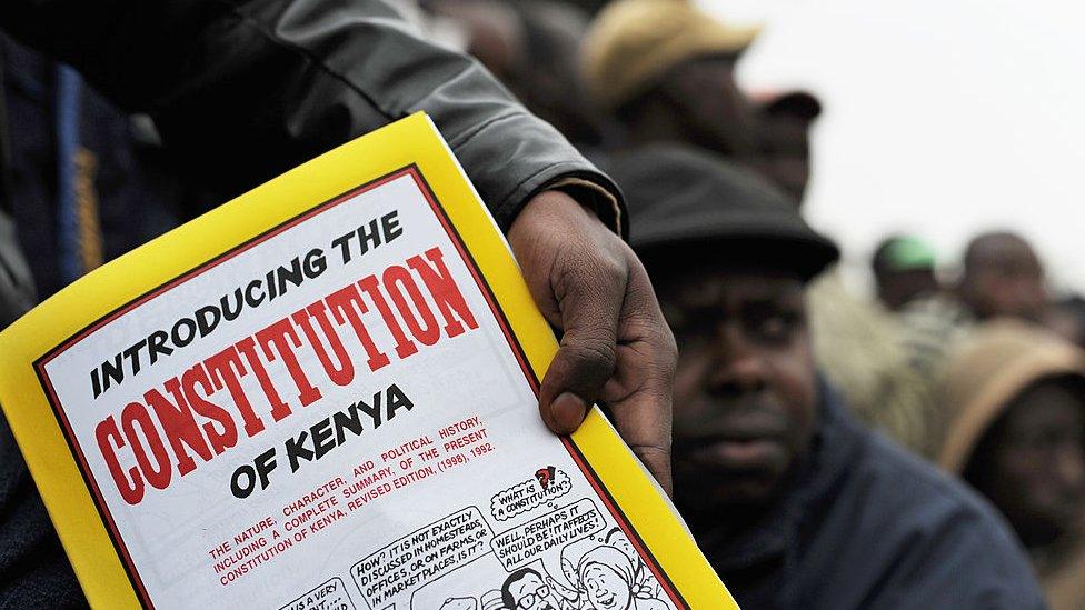 A draft copy of Kenya's constitution - 2010