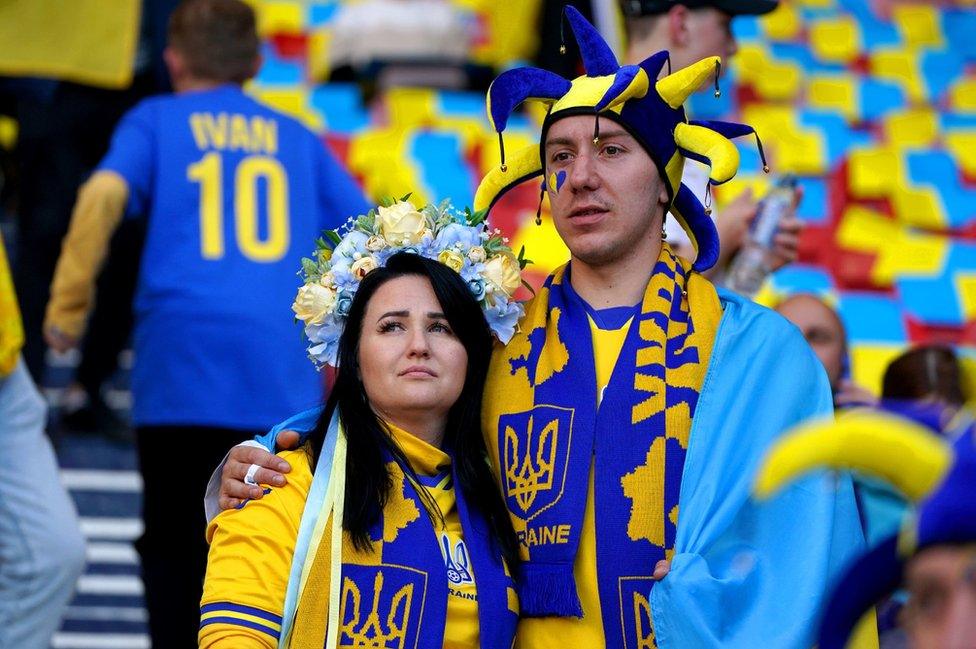 Ukraine fans