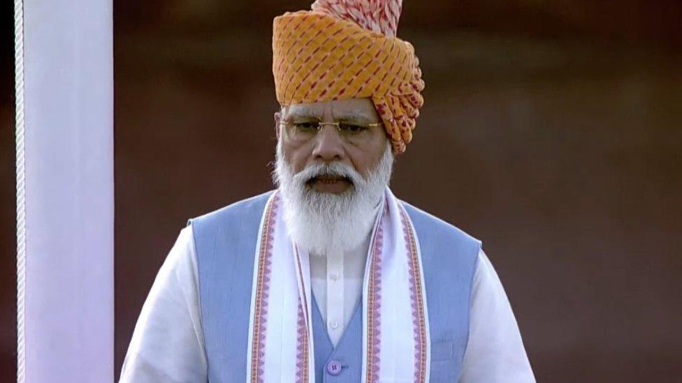 Mr Modi at Red Fort