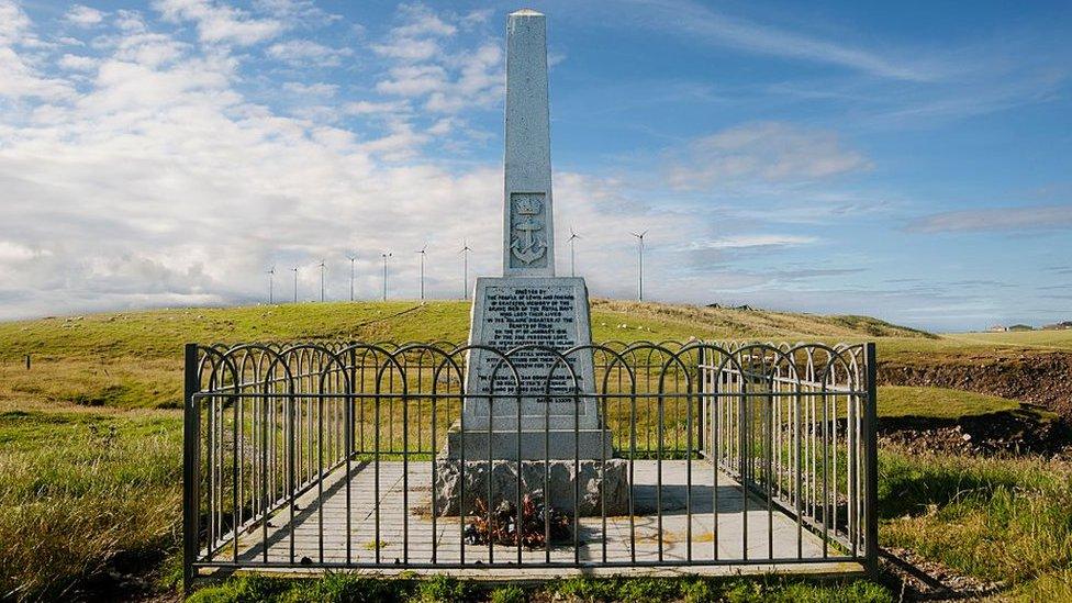 Iolaire Memorial on Lewis