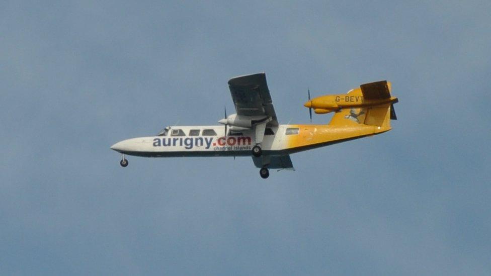 Aurigny trislander G-BEVT