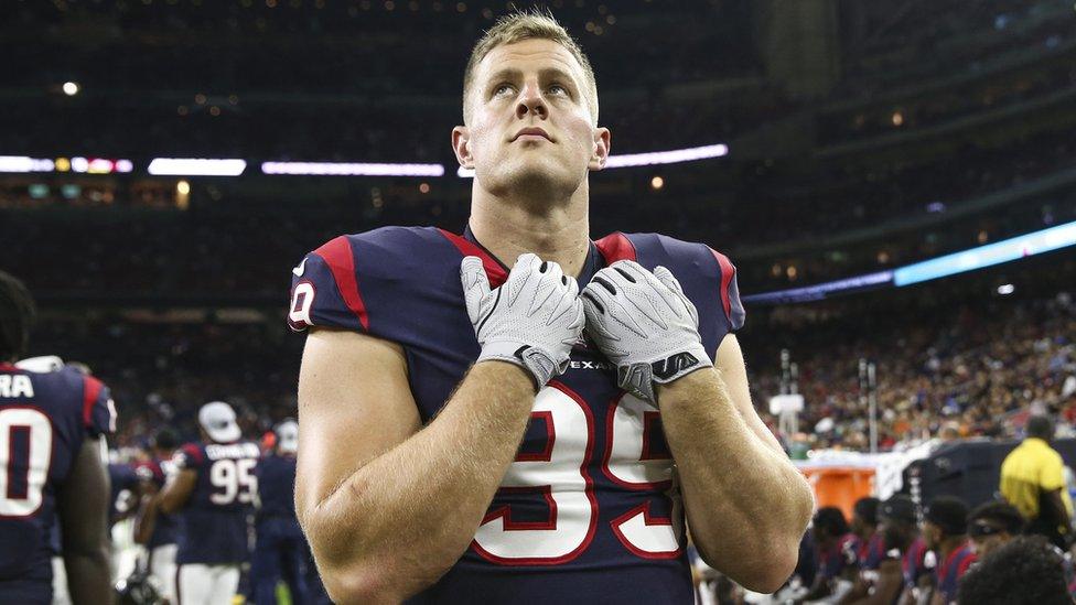 NFP player JJ Watt.