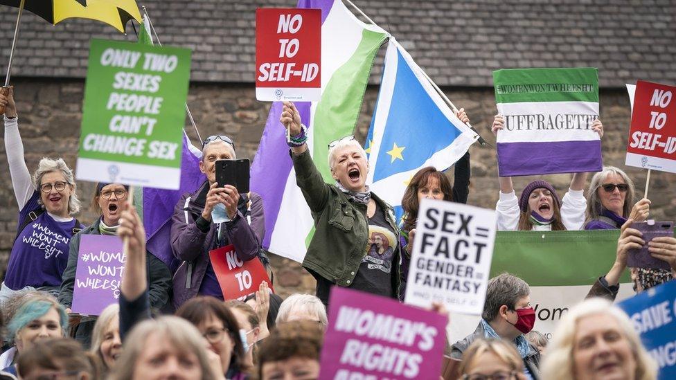 Scottish Parliament protest