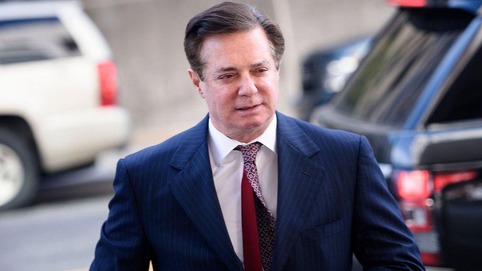 Paul Manafort arrives for a court hearing in Washington DC in June 2018