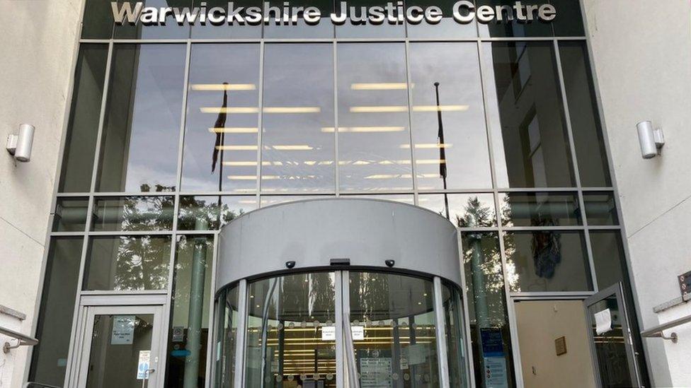 Front aspect of a court building