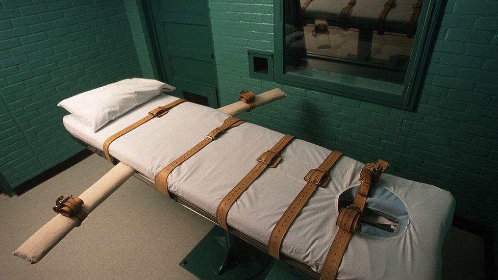 The death chamber in Huntsville, Texas