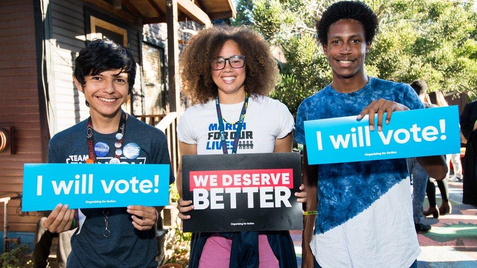 Participants attend 'Women's March Los Angeles hosts March For Our Lives LA: Road to Change & the Parkland survivors & activists' at St. Elmo's Village in Los Angeles