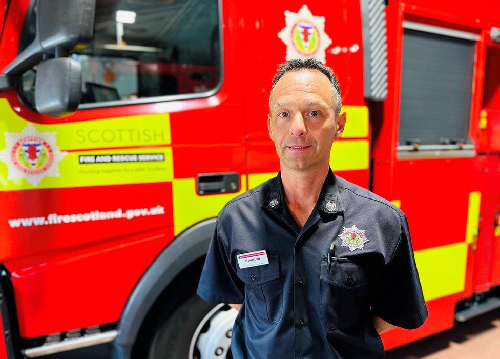 SFRS group commander Stephen Low