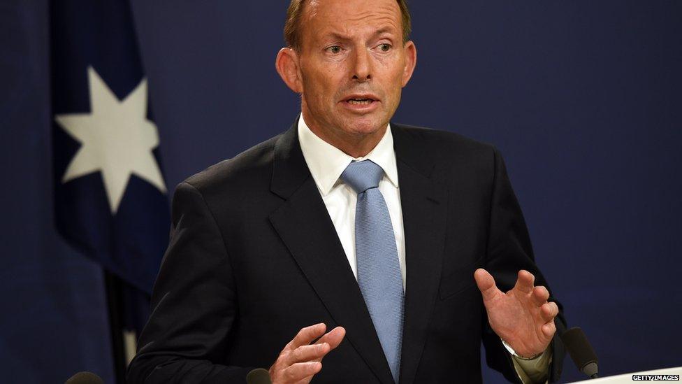 Australian Prime Minister Tony Abbott