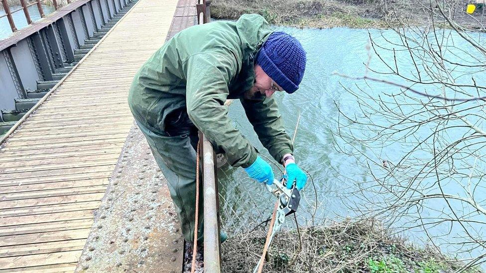 Brian magnet fishing