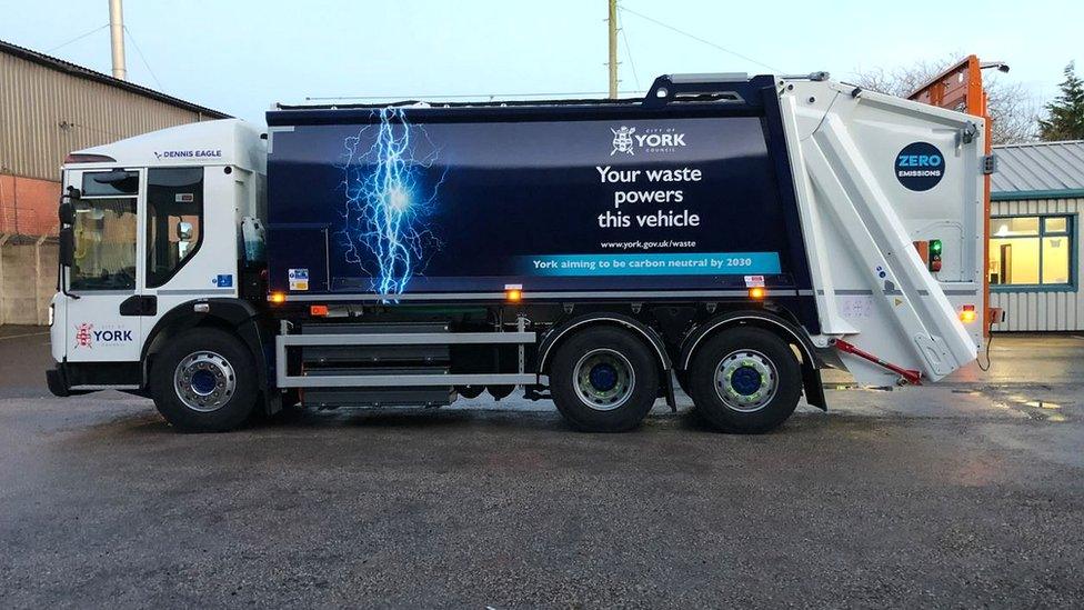 City of York Council electric bin wagon