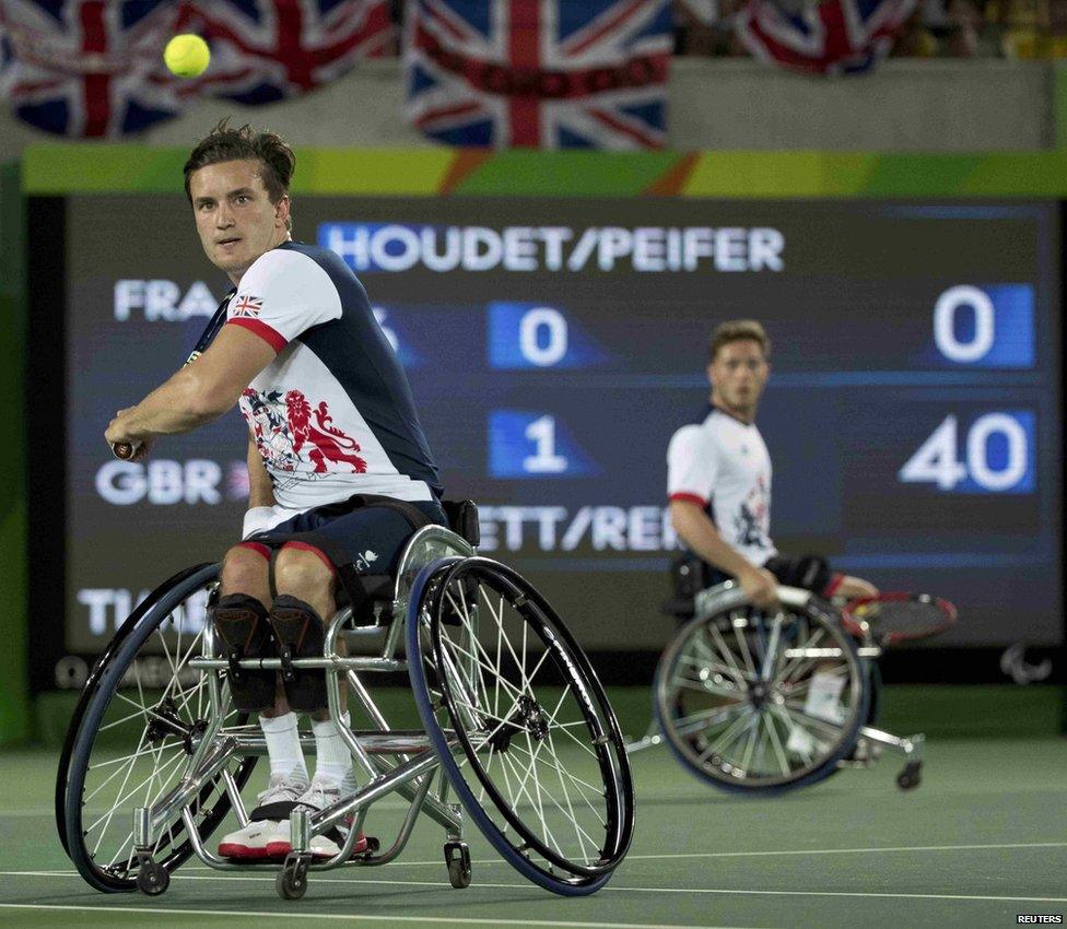 Gordon Reid and Alfie Hewett