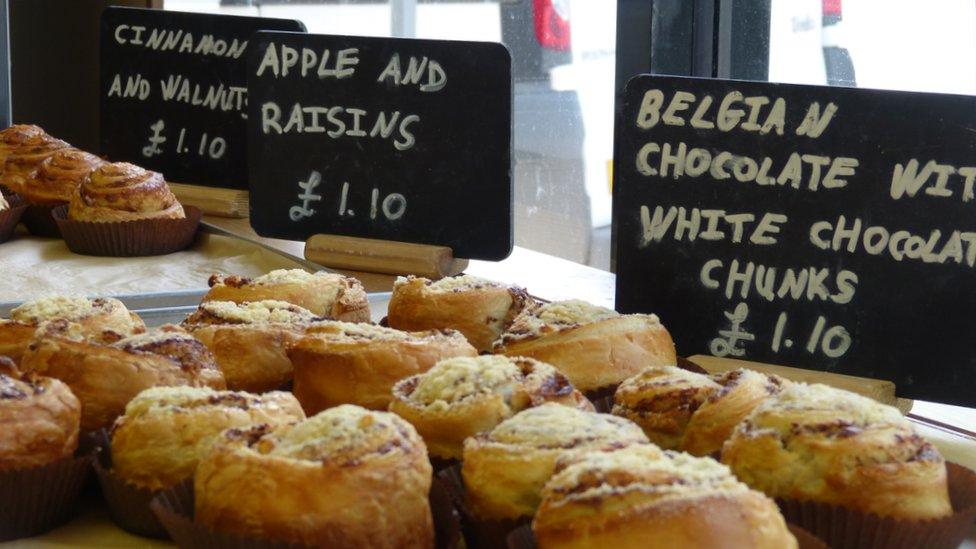 cakes in bakery