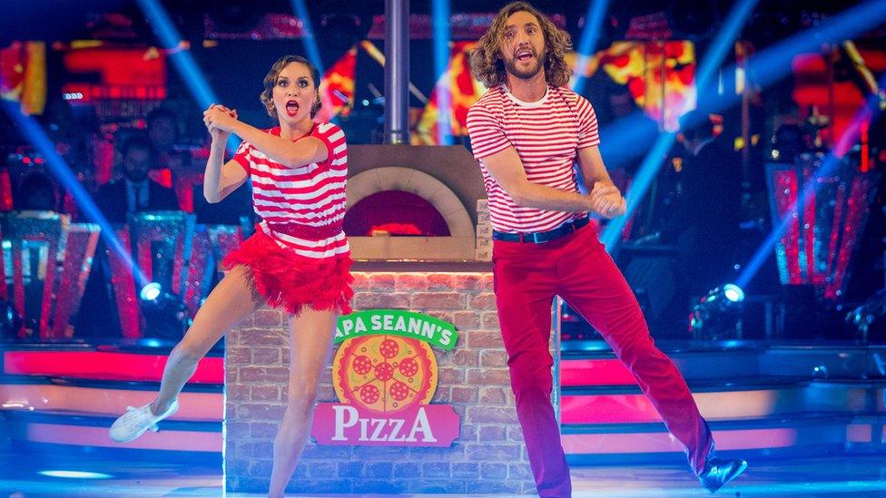 Seann Walsh and Katya Jones