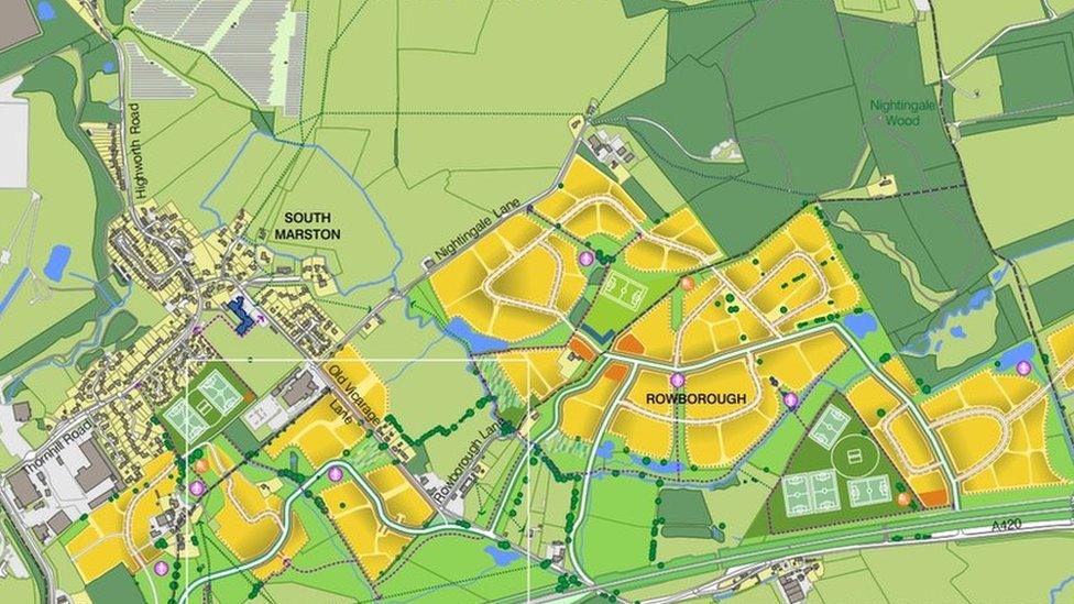 Overall plan of the proposed development