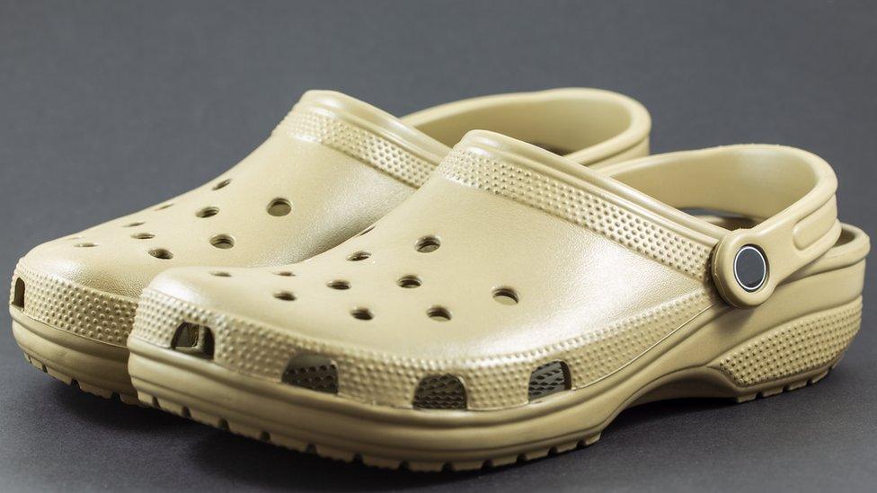 North west yeezy crocs on sale