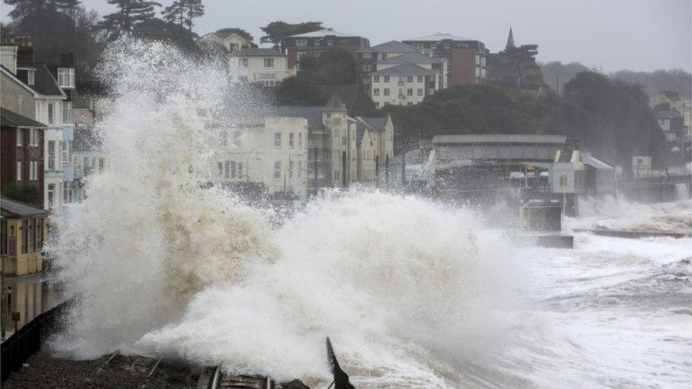 Dawlish railway line