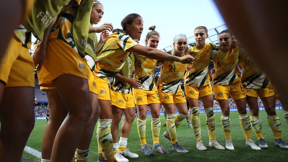 sam kerr leading australia.