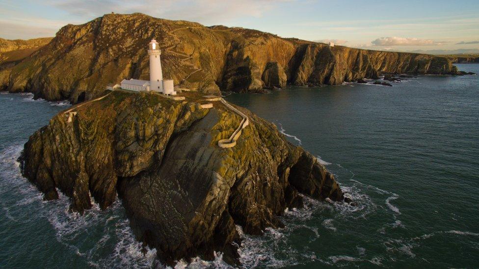 South Stack Lighthouse on Anglesey.