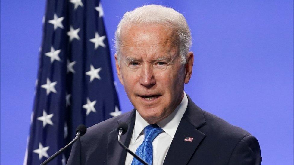 Joe biden speaking at COP26