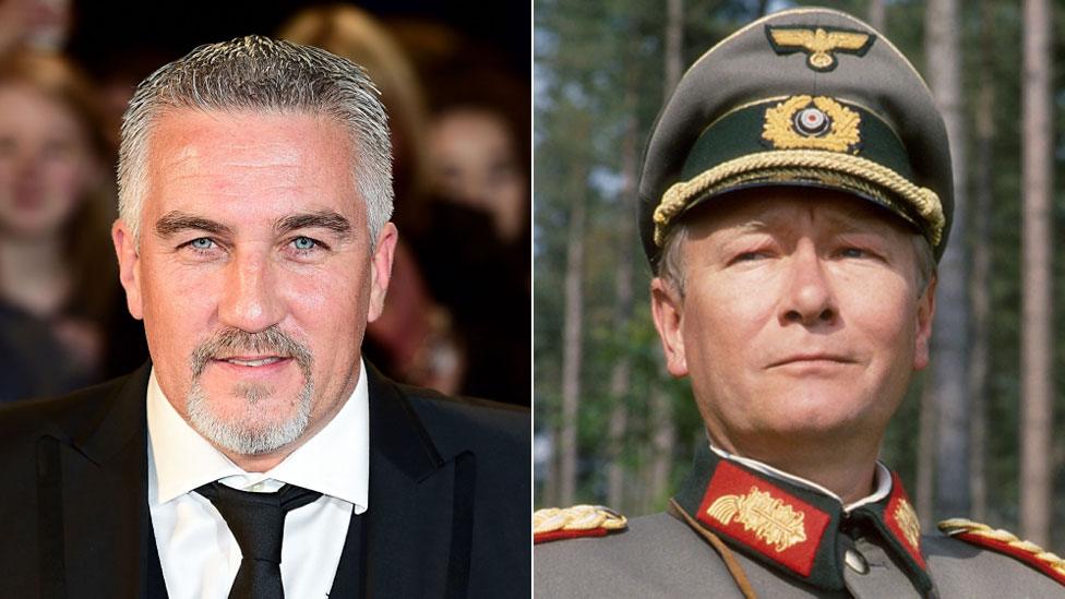 Paul Hollywood and Allo Allo general