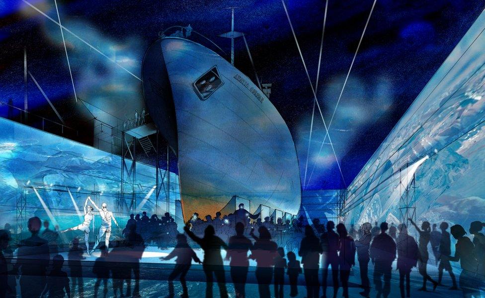 Artist impression of Arctic Corsair attraction