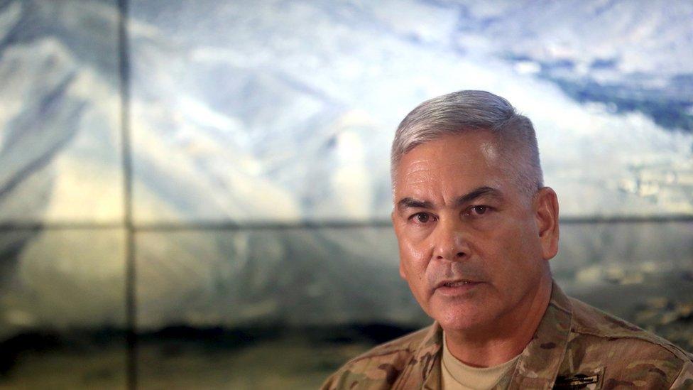 General John Campbell at a press conference on 25 November 2015