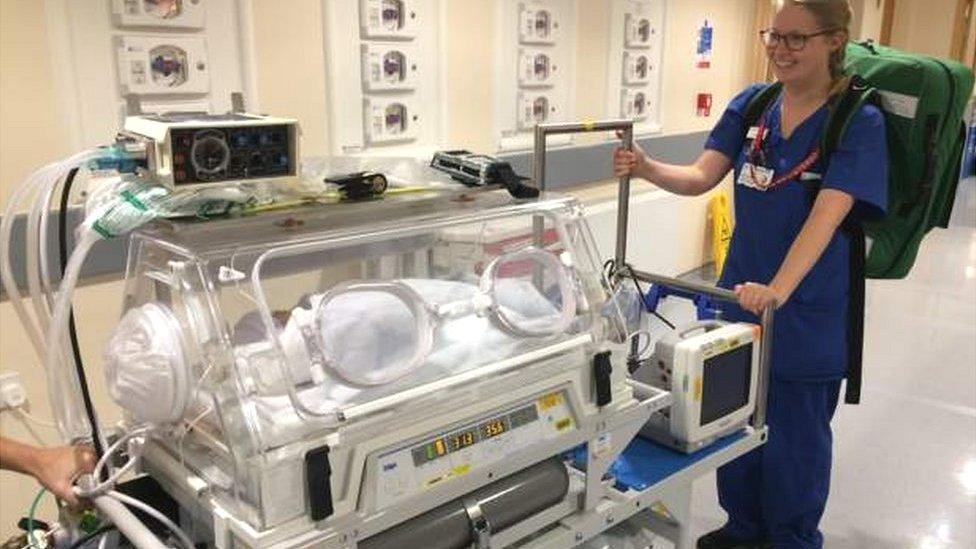 Intensive care kit for baby