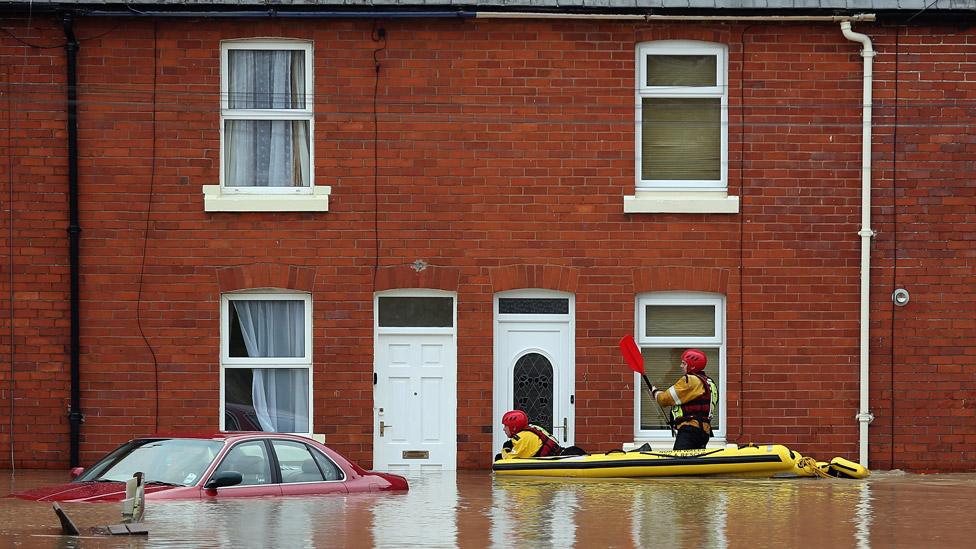 St Asaph flooding in 2012