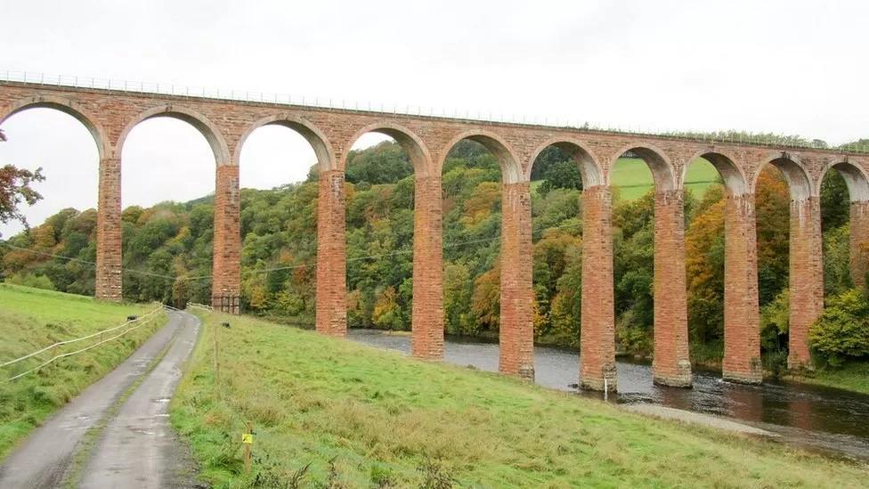 The Leaderfoot Viaduct