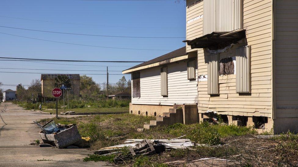 Picture of New Orleans' Lower Ninth Ward