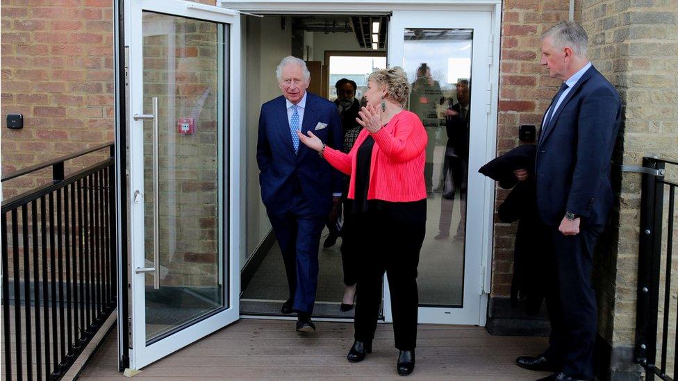 Prince Charles at Entopia Building