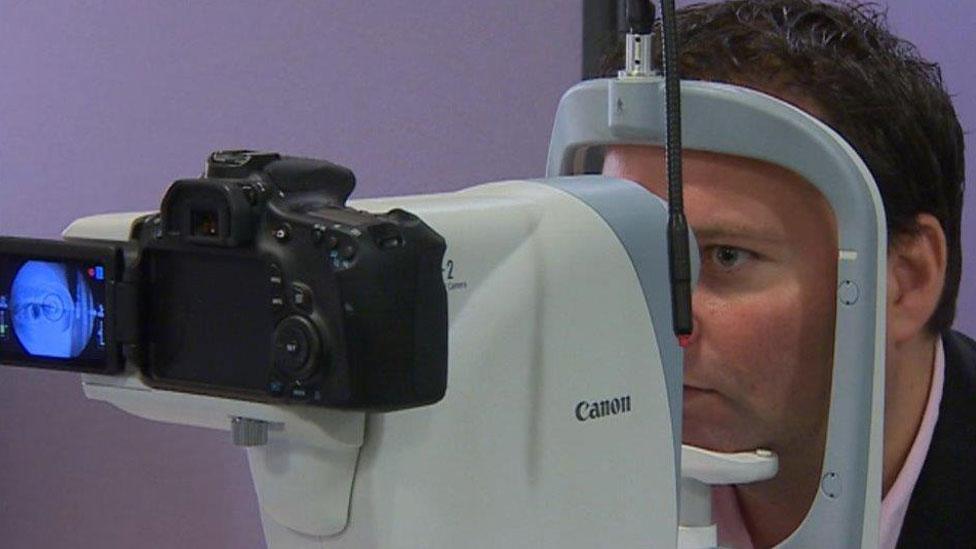 Eye screening