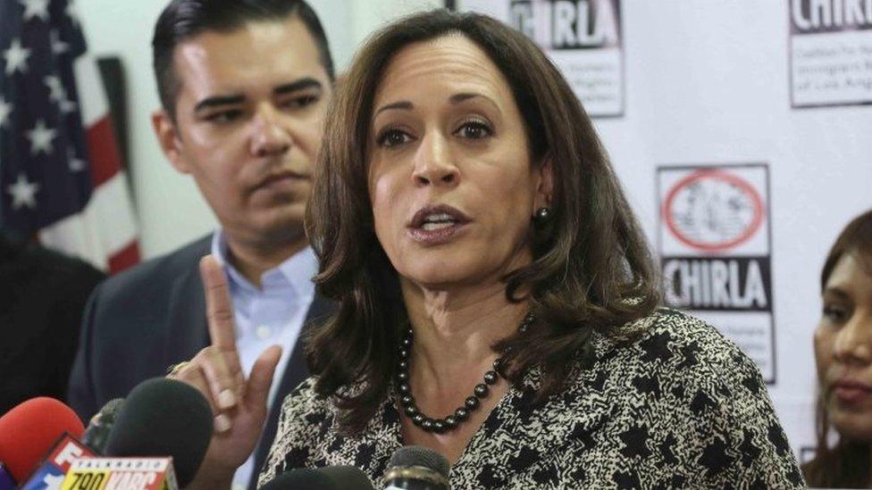 US Senator-elect and California Attorney General Kamala Harris.