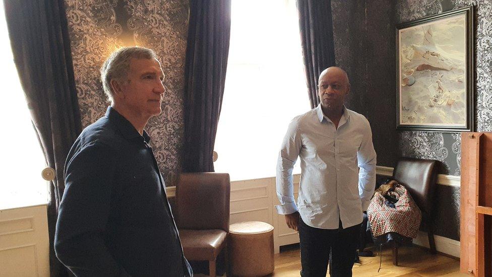 Graeme Souness with Mark Walters