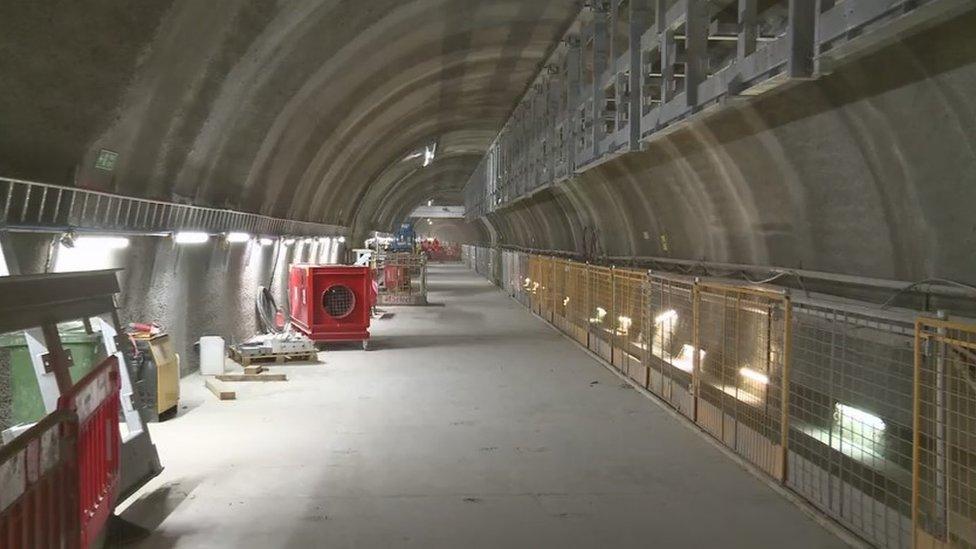 Construction at Liverpool Street station